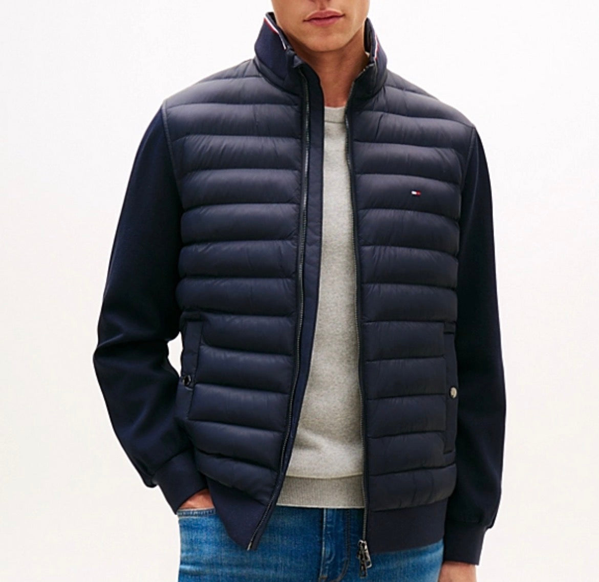 TOMMY HILFIGER - MWOMW41329 -
MIX MEDIA ESS RWB ST, DW5 UOMO - JACKETS