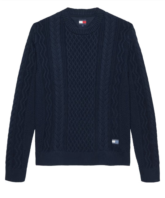 Tommy Hilfiger pullover con distintivo tommy blue