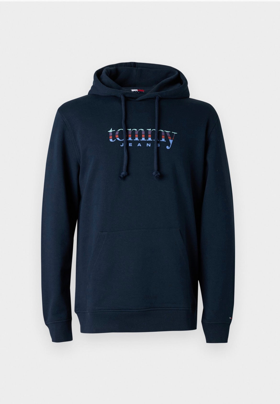 TOMMY JEANS DRAWSTRING HODDY- Felpa con cappuccio - dark night navy